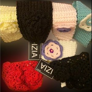 7 Hand Knit Headbands Bundle